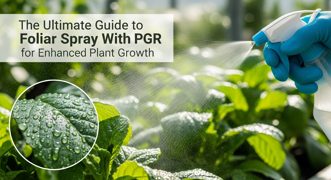 Applying PGR by using foliar spray continues to be one of the most effective modern agricultural techniques for enhancing crop growth, flowering and productivity.